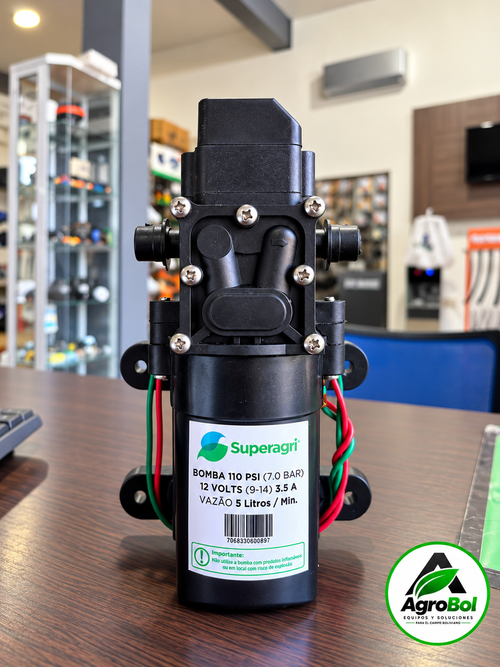 Bomba de Agua 12V — 110 PSI