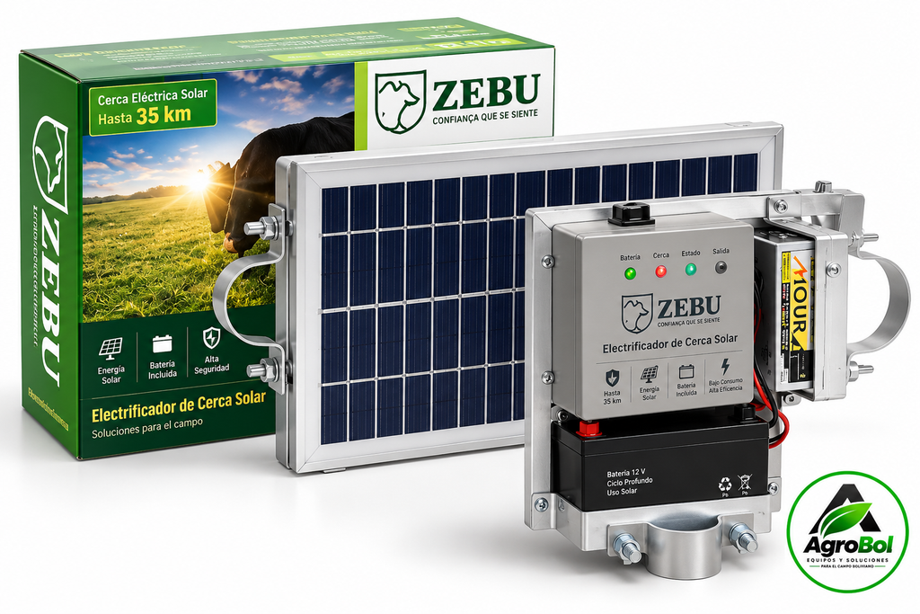 Cerca Eléctrica Solar — Hasta 35 km