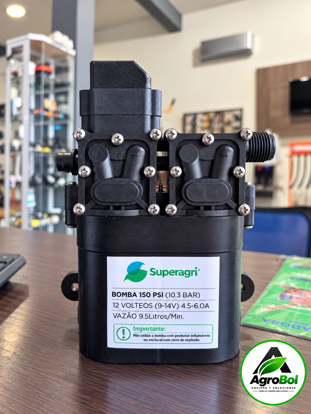 Bomba de Agua 12V — 150 PSI